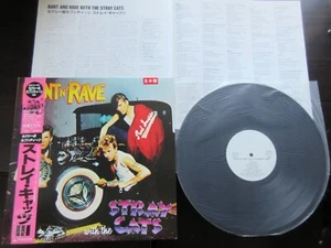 Stray Cats Rant n' Rave Japan Promo Vinyl LP w OBI in 1983 25RS-191 Brian Setzer - Picture 1 of 8