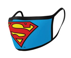 Officiel sous Licence - Superman - Logo 2 Pack Visage Masque Krypton Man De - Photo 1/1