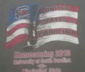University of South Carolina Gamecocks T-shirt Medium 2013 Homecoming - Picture 1 of 6
