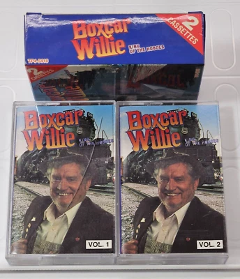 BOXCAR WILLIE - KING OF THE HOBOES (2-Cassette Set, Madacy) TP4-5418 - Image 1 of 4