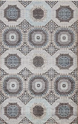 Vegetable Dye Tribal Khotan Oriental Area Rug Hand-knotted Geometric 3x5 Carpet - Image 1 of 4