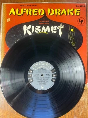 Alfred Drake & The Kismet Original Broadway Cast – Kismet LP 1954 6-Eye VG - Image 1 of 4