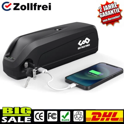 UNIT PACK POWER Batería de bicicleta eléctrica UPP Hailong 36V 48V 52V 20AH Pedelec batería de iones de litio