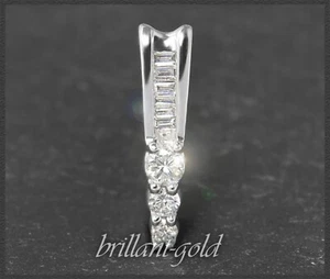 Diamant Anhänger in 585 Weißgold; 0,25ct Diamanten in Si1; 14K Gold Reiter - Bild 1 von 5