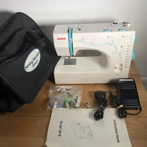 Janome Sewing Machine 3816 RARE Foot Pedal & Accessories Bundle Craft White - Picture 1 of 12
