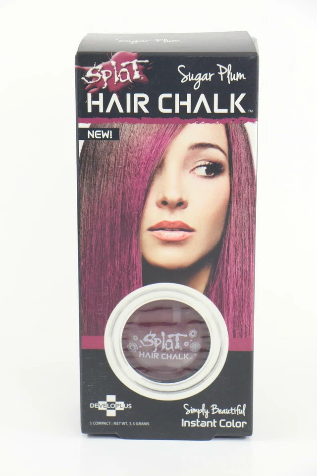 PACK de 8 salpicaduras de tiza para cabello, ciruela de azúcar 3,5 gramos U20A Foto 1 de 1