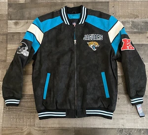 Jacksonville Jaguars NFL Full Zip Suede Leather Varsity Jacket GIII Herren Gr. XXL - Bild 1 von 13