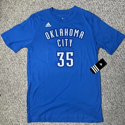 Adidas Kevin Durant T Shirt Youth  XL Oklahoma City Thunder Blue NBA NWT - Image 1 of 4