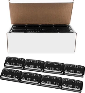 1oz Adhesive Wheel Weights Black 1 oz Stick-on Adhesive TapeA Box of 18 Strip... - Picture 1 of 3