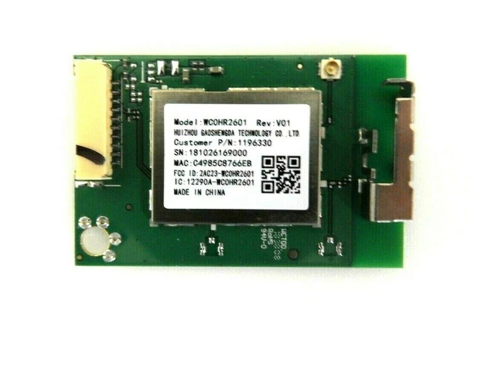 SHARP LC-58Q7330U WI-FI Module WC0HR2601 - Image 1 of 1