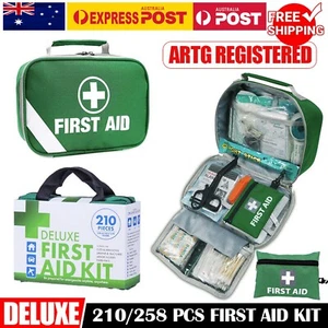 43/92/210/258 Emergency First Aid Kit Medical Travel Set Workplace Family Safety - Picture 1 of 37