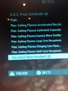 6 New Gatling Plasma Plans.  Xbox - Picture 1 of 1