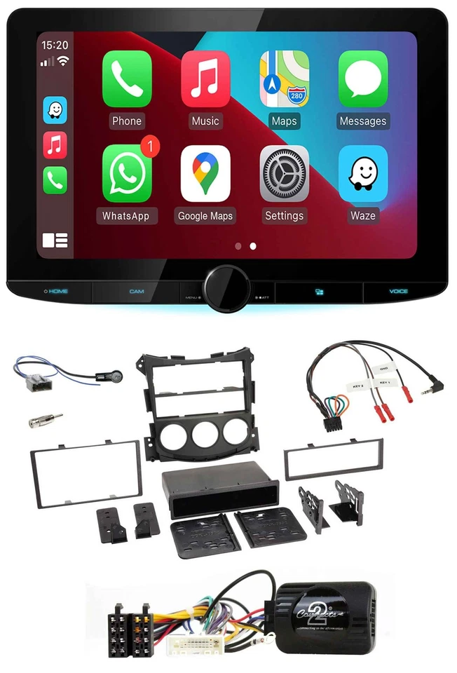 Kenwood Lenkrad USB DAB Bluetooth Autoradio für Nissan 370Z 2009-2013 Roadster a - Bild 1 von 4