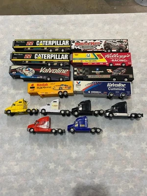 Ertl Hot Wheels Action Racing Champions Nascar Полугрузовик и Прицеп Лот из 12 - Изображение 1 из 4