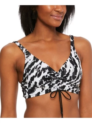 BAR III Mujer Negro Elástico Extraíble Copas Corbata Bikini Traje de Baño Top XS Foto 1 de 4