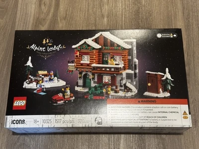 LEGO Icons Alpine Lodge Model Building Set 10325, New, Sealed, US - Image 1 of 4