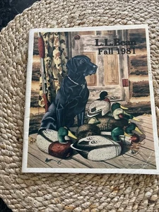 VINTAGE FALL 1981 L L BEAN SALE CATALOG HUNTING FISHING GEAR EQUIPMENT BLACK LAB - Picture 1 of 10