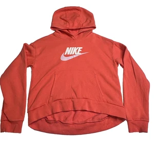Nike Girl’s Orange Hoodie Sweatshirt Size XL - Picture 1 of 6