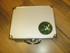 2-EURO Münzkoffer Alu für Münzen un/gekapselt SAFE  - Bild 1 von 3