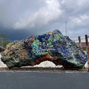 Stunning Big Azurite Crystal Natural Specimen - Azurite Healing Stone 4.3 Kg - Picture 1 of 7