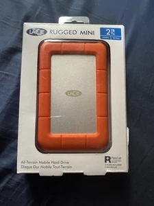 LaCie Rugged Mini 2TB Portable External Hard Drive - Afbeelding 1 van 2