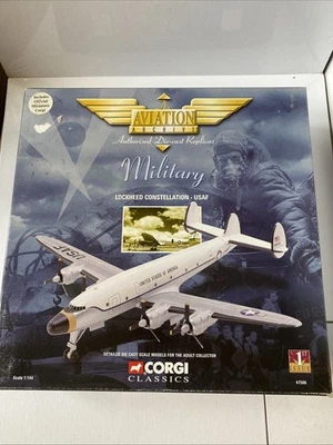 Corgi Aviation Archive Military 47506 Lockheed Constellation USAF No Stand - Image 1 of 3
