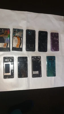 9 x Samsung (2×S10e,2xS10+,2×S10lite,2xS8+,S9),grade E,for parts - Image 1 of 4