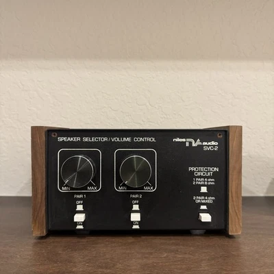 Selector de altavoces/unidad de control de volumen Audiophile Niles Audio SVC-2 de colección Foto 1 de 4