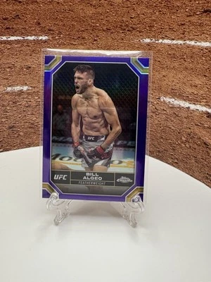 2024 Topps Chrome UFC Purple Refractor #27 Bill Algeo - Image 1 of 2