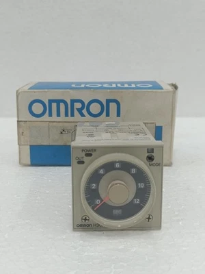 OMRON H3CR-A8EL-600 ANALOG TIMER 100-240VAC MULTIFUNCTION SOLID STATE RELAY TIME - Image 1 of 4