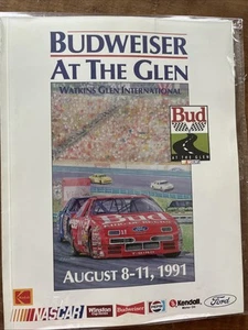 Bud At The Glen NASCAR 1991 Program WGI Auto Racing - Picture 1 of 1