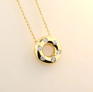 Tiffany & Co. Etoile Diamond Pendant 18K Yellow Gold - Picture 1 of 6