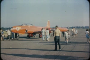 Scivolo 35 mm vintage anni '60 - T-33 Shooting Star Canadair aereo all'Airshow - Foto 1 di 1