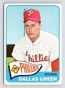 1965 Topps Karte, #203 Dallas Green, Philadelphia Phillies Wall of Fame - Bild 1 von 3