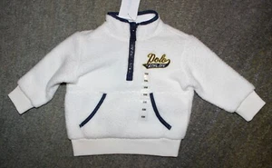 Ralph Lauren Baby Boys White Jacket - Size 6 Months - NWT - Picture 1 of 3