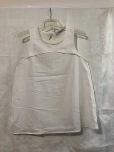 Pull & Bear women sleeveless shirt top blouse size S, 004WST03 - Picture 1 of 5