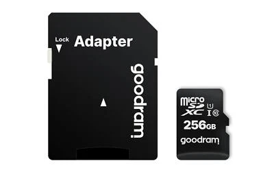 Scheda di Memoria Micro SD 256 GB MicroSDXC UHS-I M1AA-2560R12 Goodram - Immagine 1 di 4