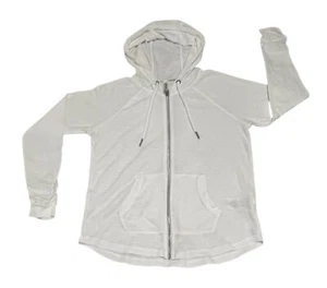 Calvin Klein Performance Damen leichter Hoodie Full Zip weiß Gr. Small - Bild 1 von 7