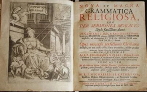 Gramática Religiosa Nova y Magna; Quae Per Sermones Morales Pluma facillimo d - Imagen 1 de 5