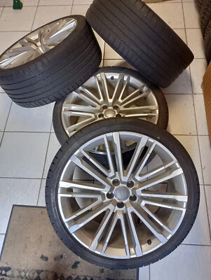 4x original Audi Sommerräder 275 30 R 21 auf Felge 9J x 21 ET 35 , Audi A6 A7 A8 - Bild 1 von 4