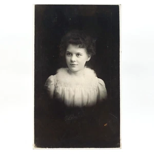 Mujer Oslo con cuello de piel CDV foto c1875 Szacinski Noruega estudio retrato C3590 - Imagen 1 de 2