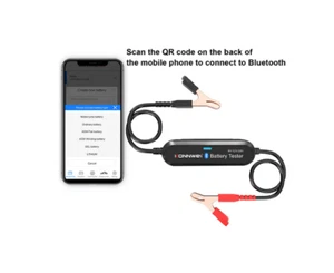 BK200 6V-12V-24V Bluetooth Automotive Battery Resistance Tester Battery Tester - Picture 1 of 3