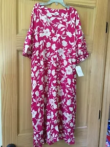 NWT Time and Tru Women's Dress Pink Floral Summer many sizes - Picture 1 of 1