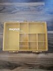 Vintage Plano Tackle-box | Magnum by Plano 1119, Amber, Fishing, Doubled sided.