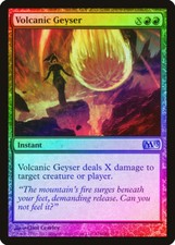 Volcanic Geyser FOIL Magic 2013 / M13 NM Red Uncommon MAGIC MTG CARD ABUGames