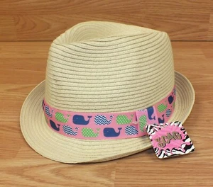 Cappello 3C4G Tre Cheers per Ragazze Stile Spiaggia Fedora Stampa Balena Taglia Unica  - Foto 1 di 8