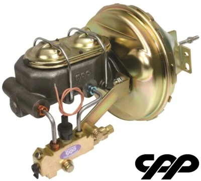 Chevy II NOVA 1968-74 9" refuerzo de freno eléctrico propulsor maestro válvula disco/tambor Foto 1 de 4