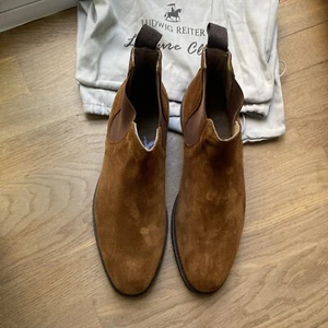 Herren Stiefelette 42 (Größe 8) von Ludwig Reiter, wie neu. Cognacbraun - Bild 1 von 6