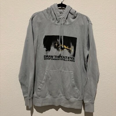 Sudadera con Capucha Taylor Swift Midnights Dibuja el Ojo de Gato Gris Adulto Mediana Foto 1 de 4