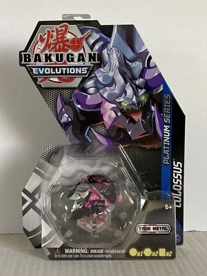 Bakugan Evolutions Platinum Series True Metal Black Colossus - Image 1 of 2